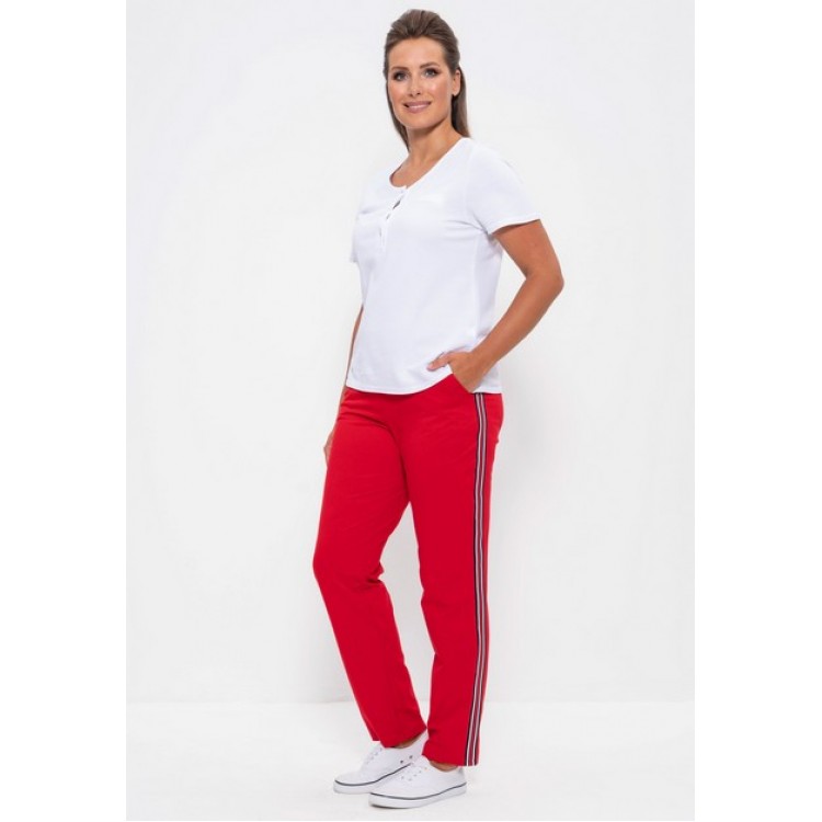 Брюки женские трикотажные 70-red, Cleo