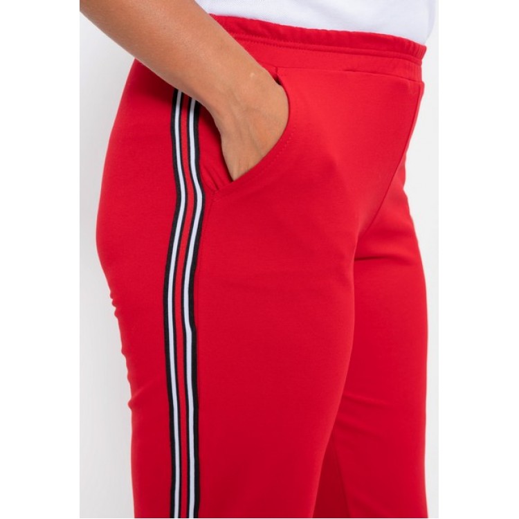 Брюки женские трикотажные 70-red, Cleo