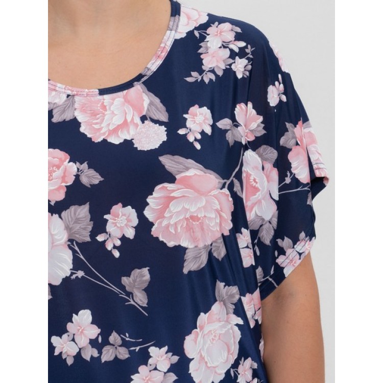 Комплект женский с брюками 713 blue/pink, Cleo