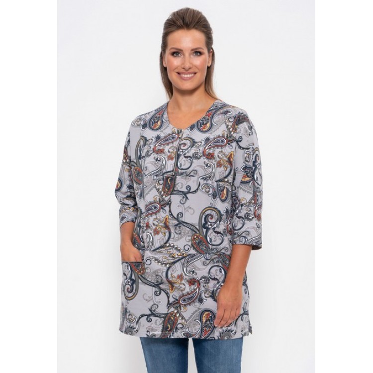 Женская трикотажная кофта 72 gray/cucumber, Cleo