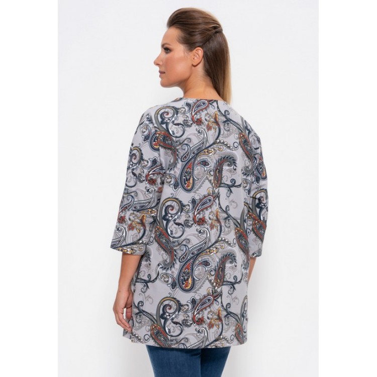 Женская трикотажная кофта 72 gray/cucumber, Cleo