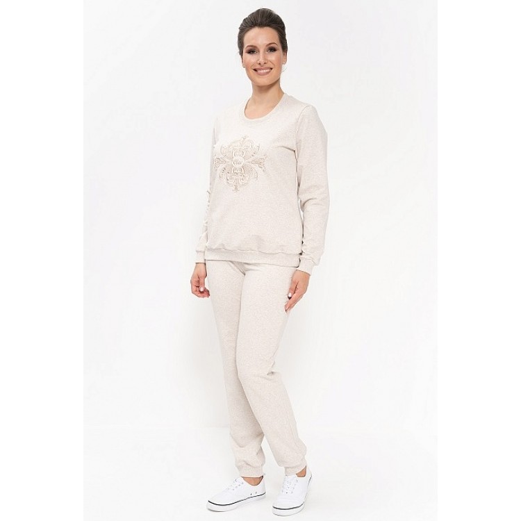 Женский костюм для спорта и отдыха 743-beige, Cleo