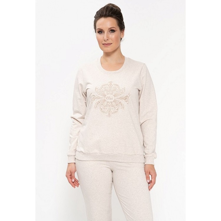 Женский костюм для спорта и отдыха 743-beige, Cleo