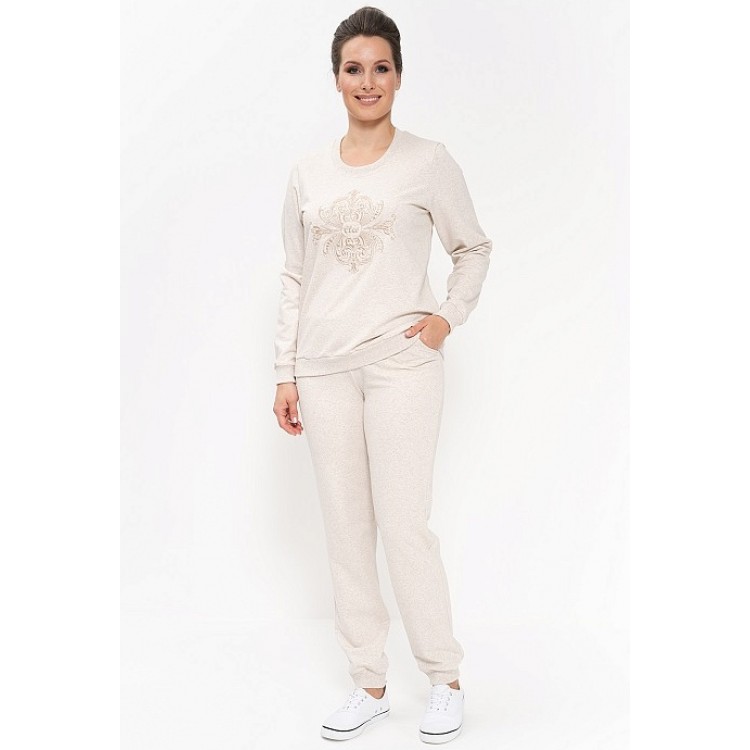 Женский костюм для спорта и отдыха 743-beige, Cleo