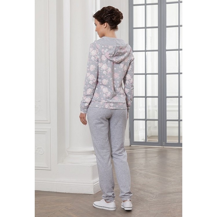 Серый женский костюм для дома и отдыха 790-gray, Cleo