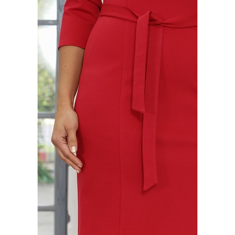 Женское платье из вискозы 826-red, Cleo
