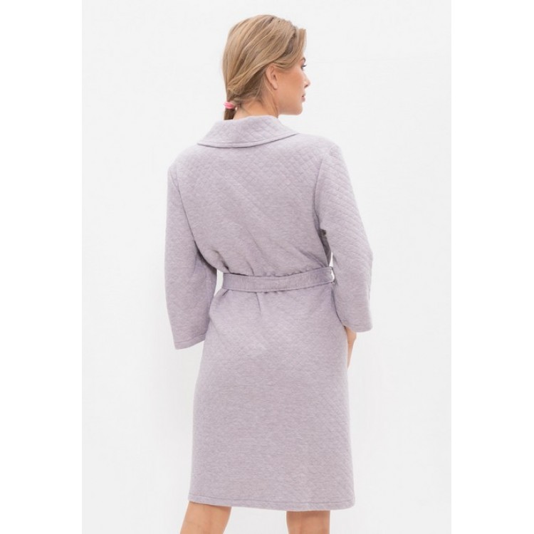 Женский стеганый халат 844-coffee, Cleo Женский стеганый халат 844-coffee, Cleo