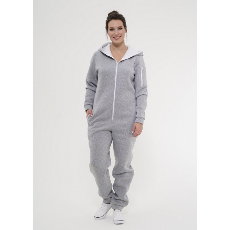 Утепленный женский комбинезон 860-gray, Cleo Утепленный женский комбинезон 860-gray, Cleo