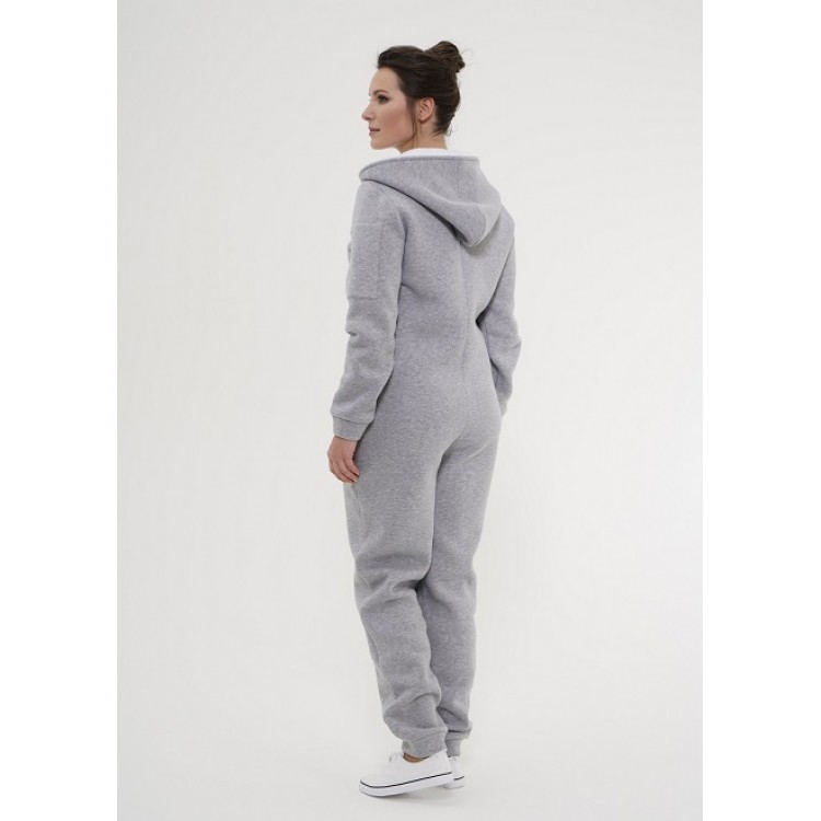 Утепленный женский комбинезон 860-gray, Cleo Утепленный женский комбинезон 860-gray, Cleo