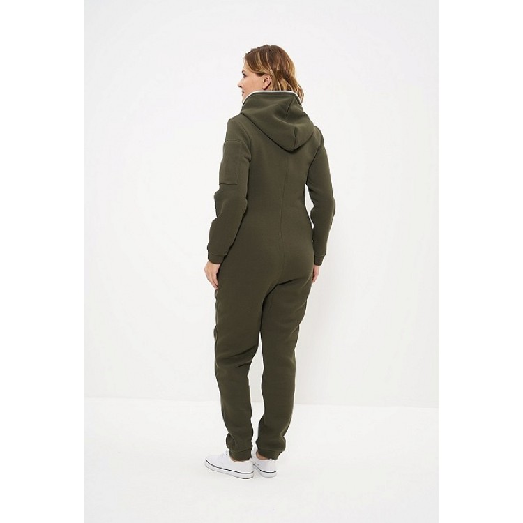 Утепленный женский комбинезон 860-khaki, Cleo