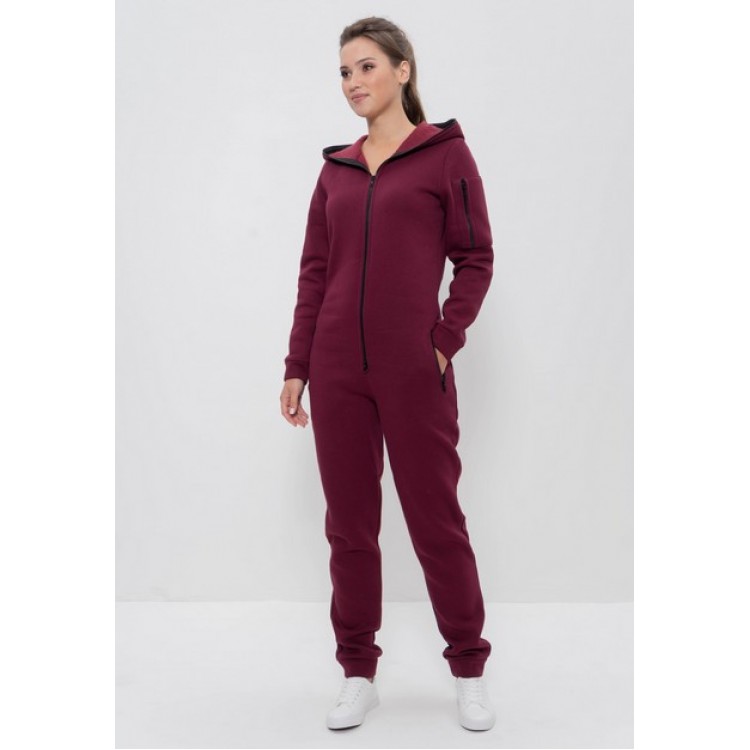 Утепленный женский комбинезон 860-bordo, Cleo