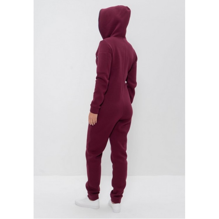 Утепленный женский комбинезон 860-bordo, Cleo