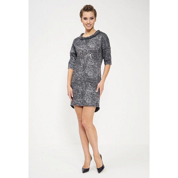 Женское хлопковое платье 870-gray, Cleo