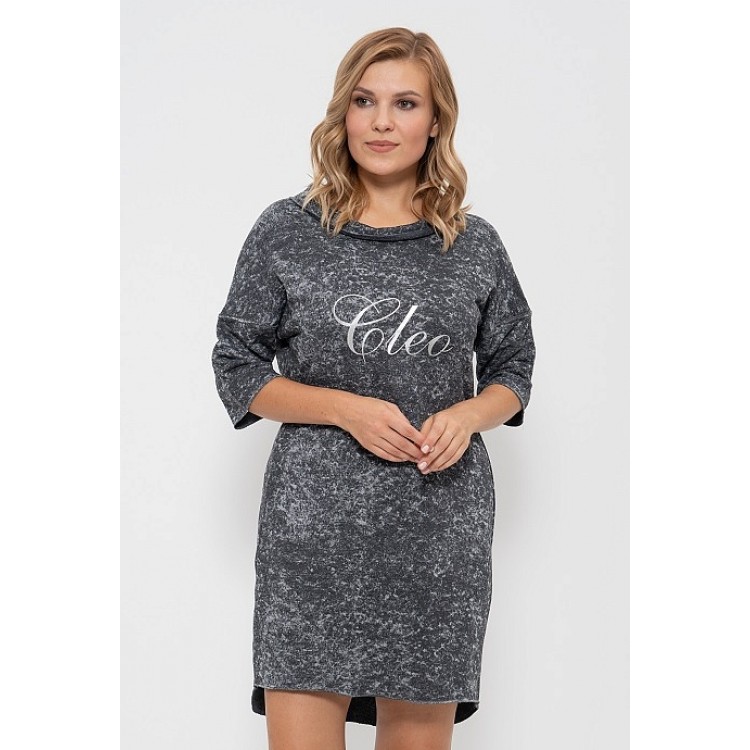Женское хлопковое платье 870-gray, Cleo