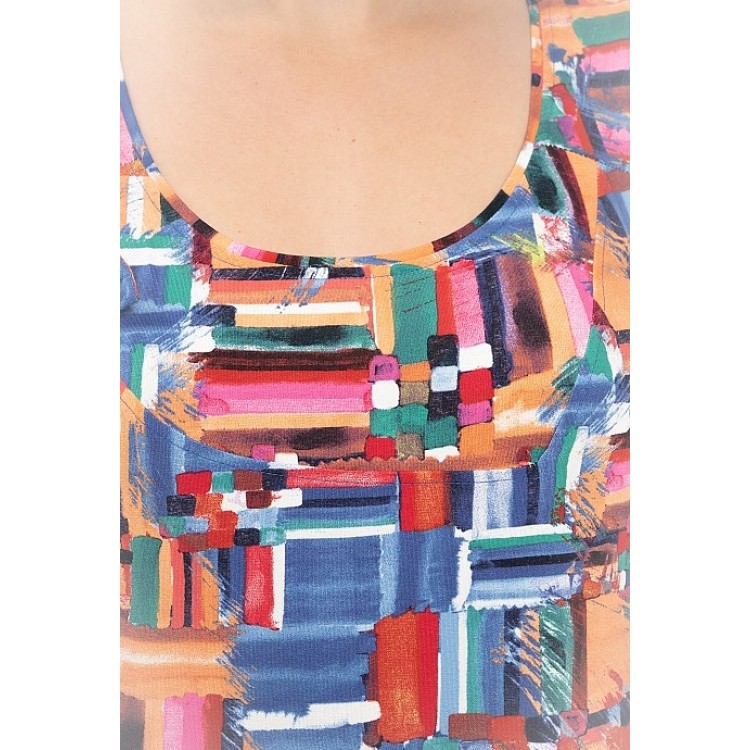 Летний женский сарафан 878-multicolored, Cleo