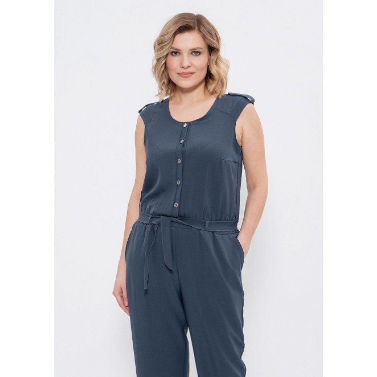 Летний женский комбинезон с брюками 889-gray, Cleo