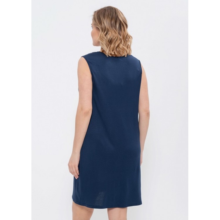 Женская сорочка из вискозы 892-blue/gold, Cleo