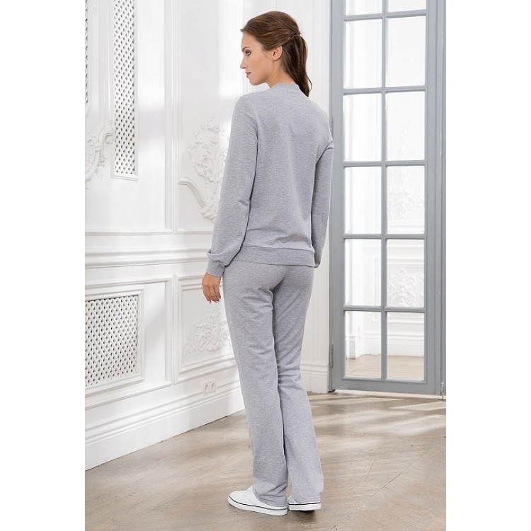 Серый женский спортивный костюм 909-gray, Cleo