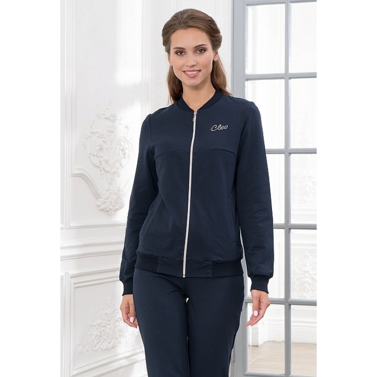Синий женский спортивный костюм 909-blue, Cleo