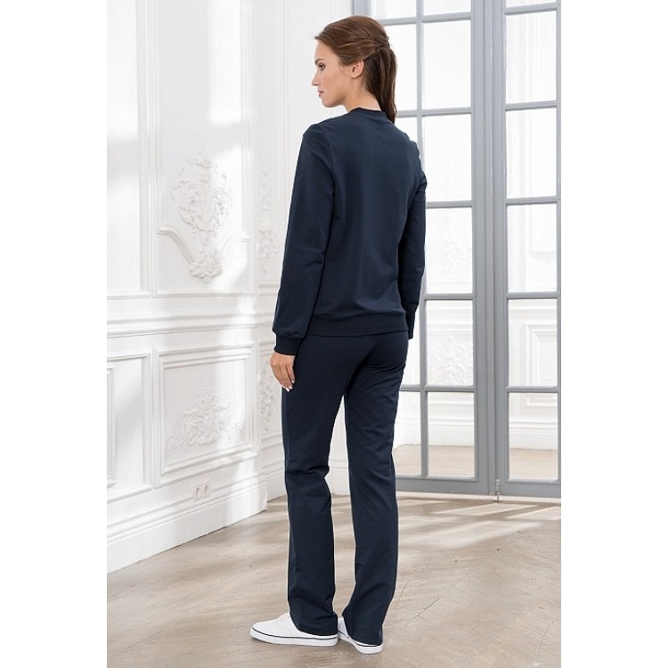 Синий женский спортивный костюм 909-blue, Cleo