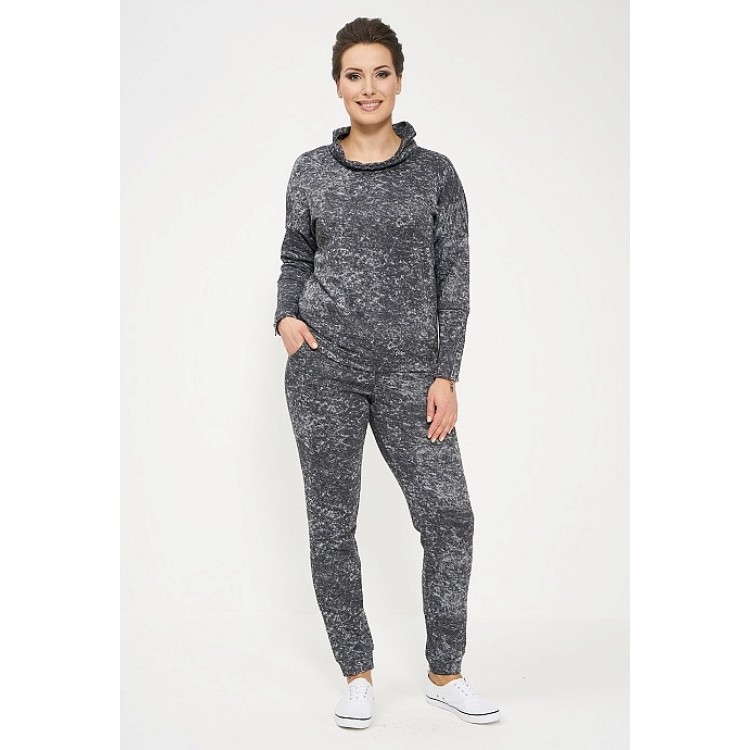 Женский спортивный костюм 917-dark gray, Cleo