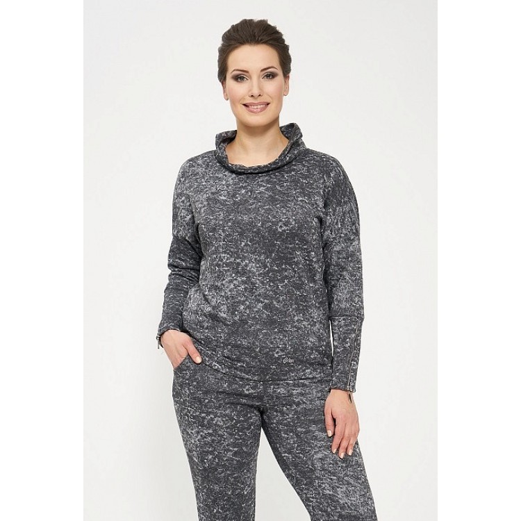 Женский спортивный костюм 917-dark gray, Cleo