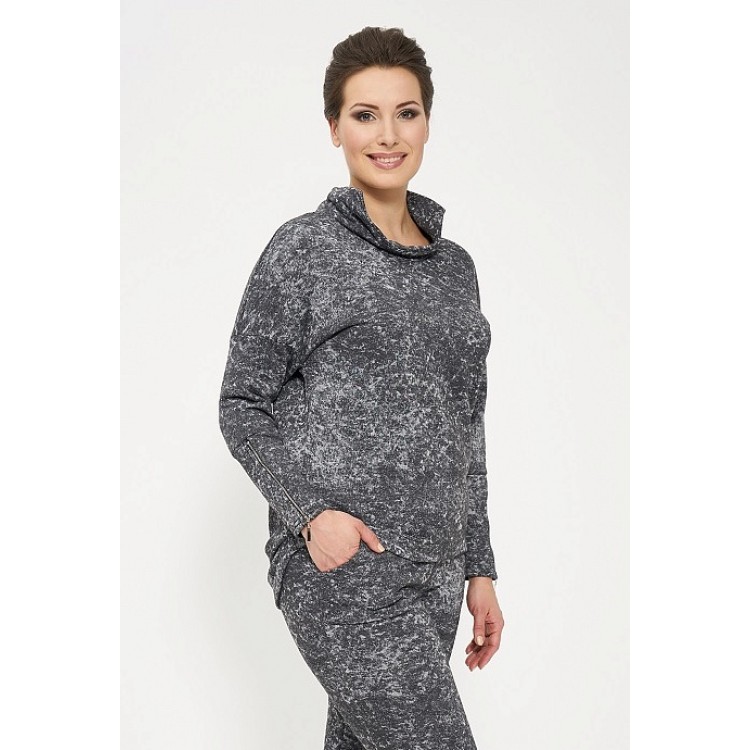 Женский спортивный костюм 917-dark gray, Cleo
