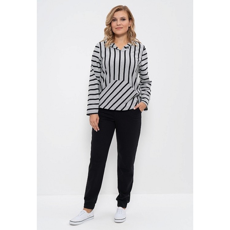 Женский спортивный костюм 922-gray/black, Cleo