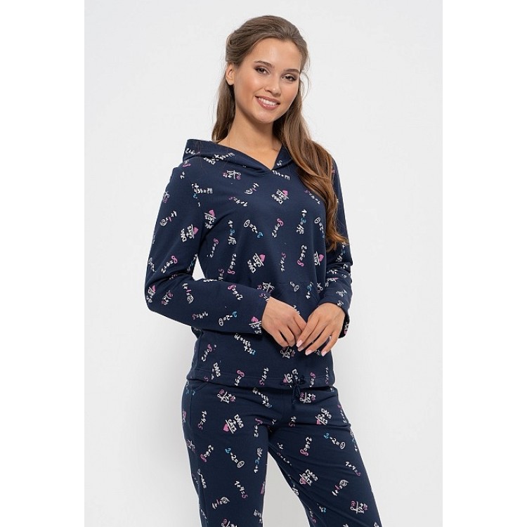 Женский спортивный костюм 922-1-blue, Cleo