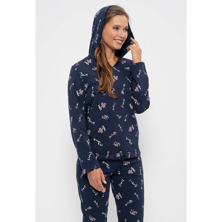 Женский спортивный костюм 922-1-blue, Cleo