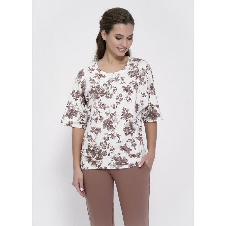 Женский хлопковый домашний костюм 924-35-18, Cleo