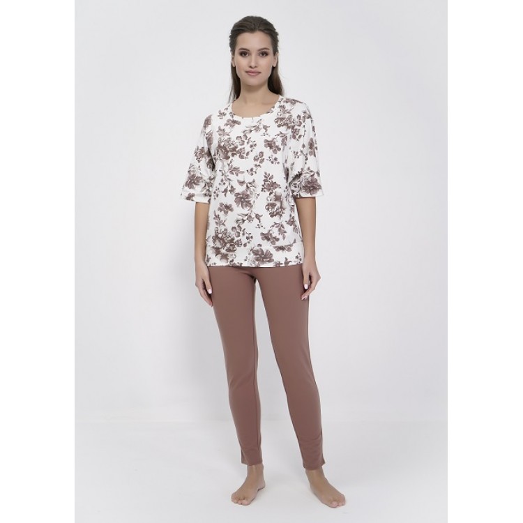 Женский хлопковый домашний костюм 924-35-18, Cleo