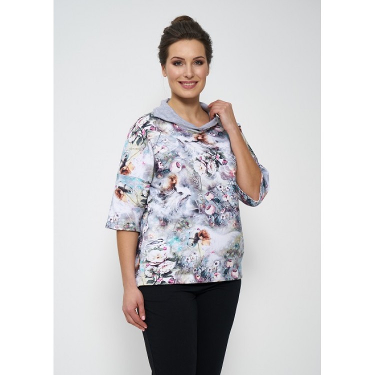 Женский костюм для дома и отдыха 930-gray/pink, Cleo Женский костюм для дома и отдыха 930-gray/pink, Cleo