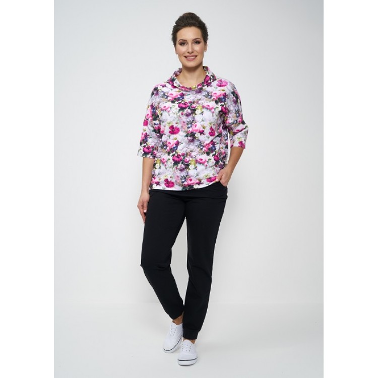 Женский костюм для дома и отдыха 930-raspberry/black, Cleo