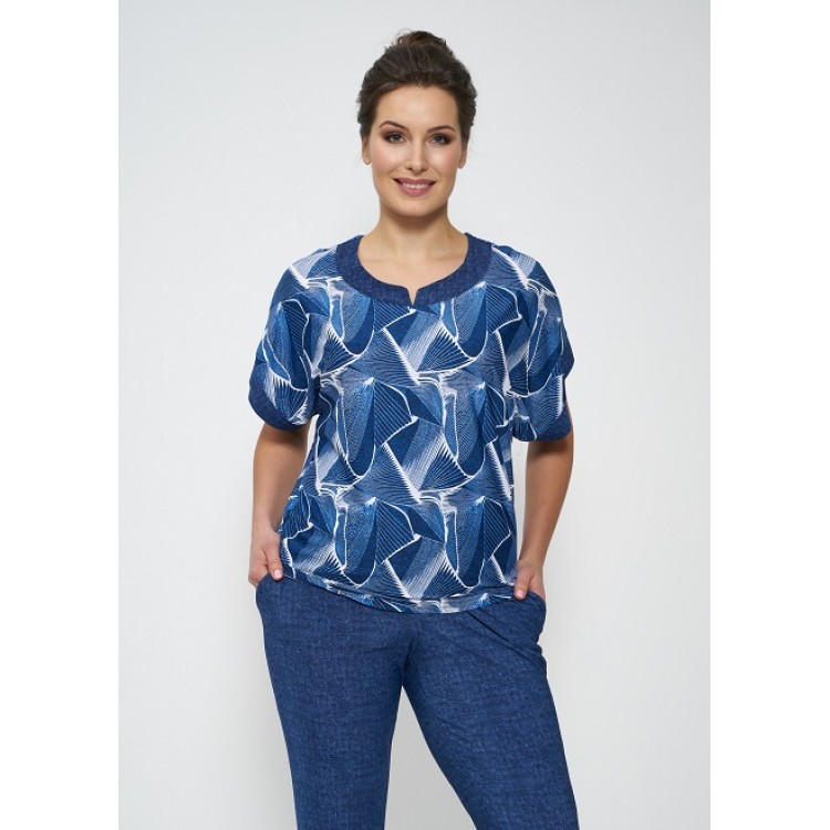 Женский домашний костюм с брюками 940-jeans, Cleo