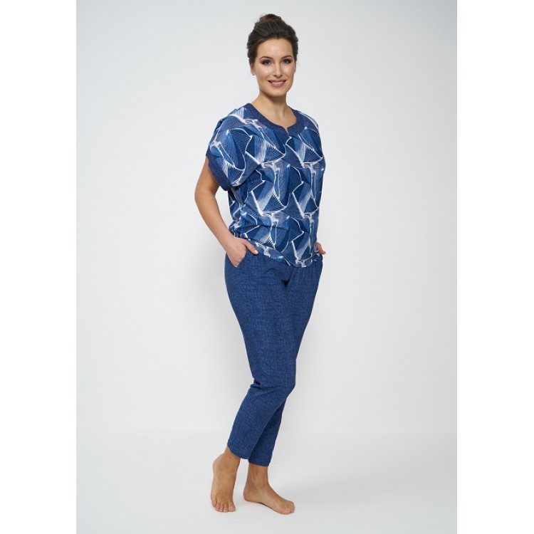Женский домашний костюм с брюками 940-jeans, Cleo