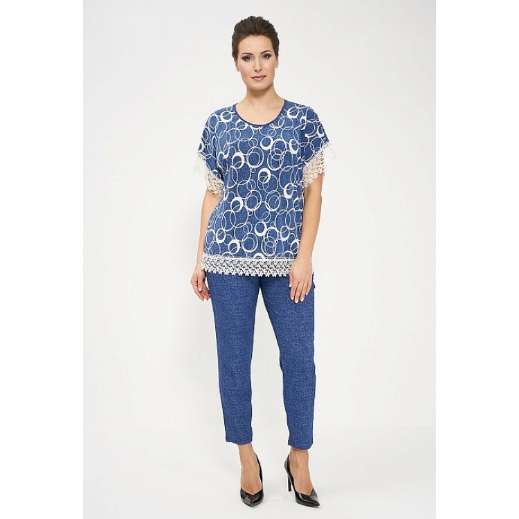 Женский комплект из вискозы с брюками 947-jeans, Cleo