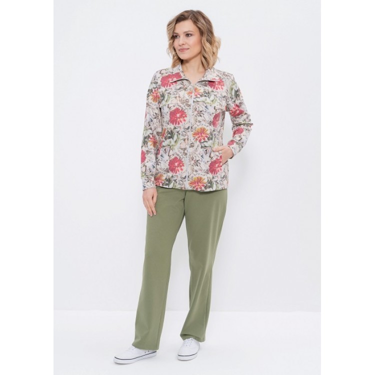 Женский спортивный костюм 949-beige/olive, Cleo