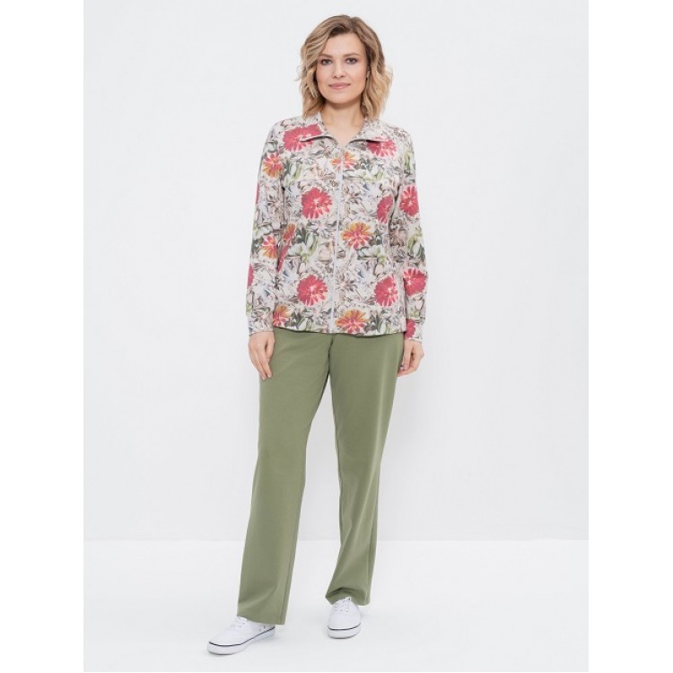 Женский спортивный костюм 949-beige/olive, Cleo