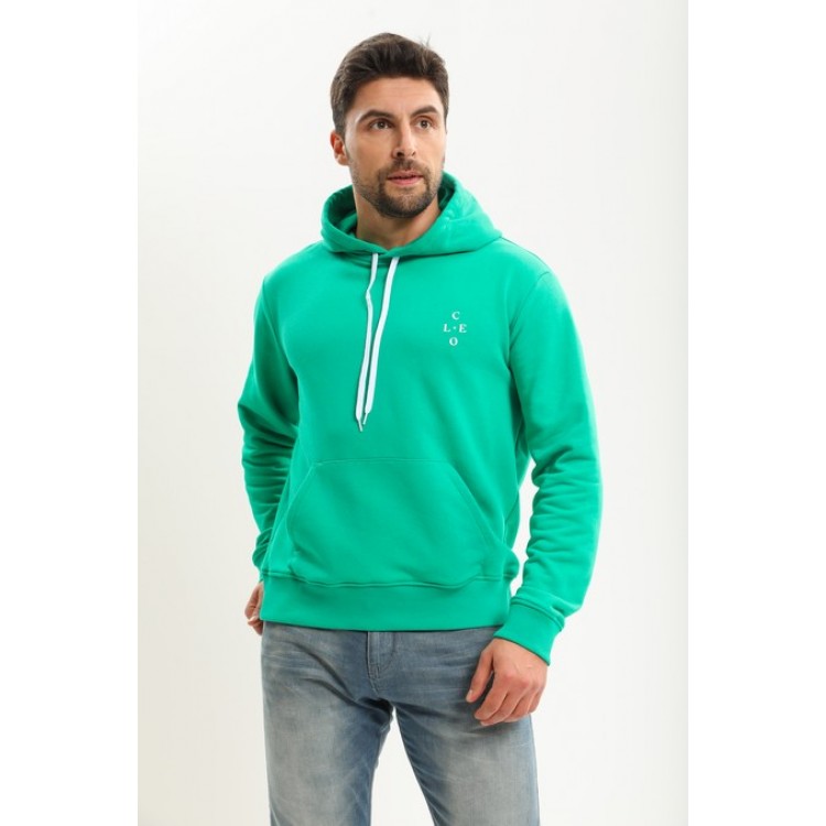 Зеленая толстовка мужская 95 green, Cleo