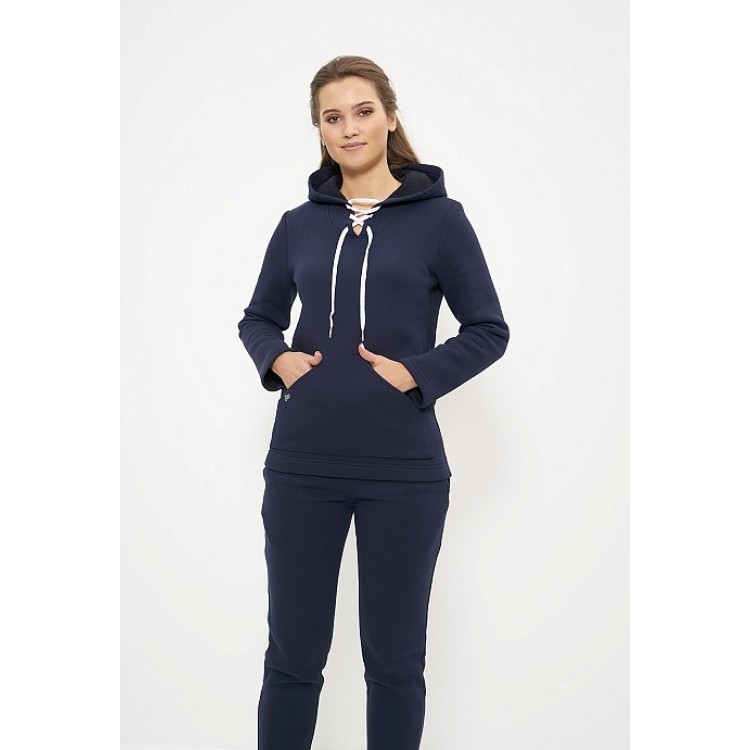 Теплый женский спортивный костюм 957-blue, Cleo Теплый женский спортивный костюм 957-blue, Cleo