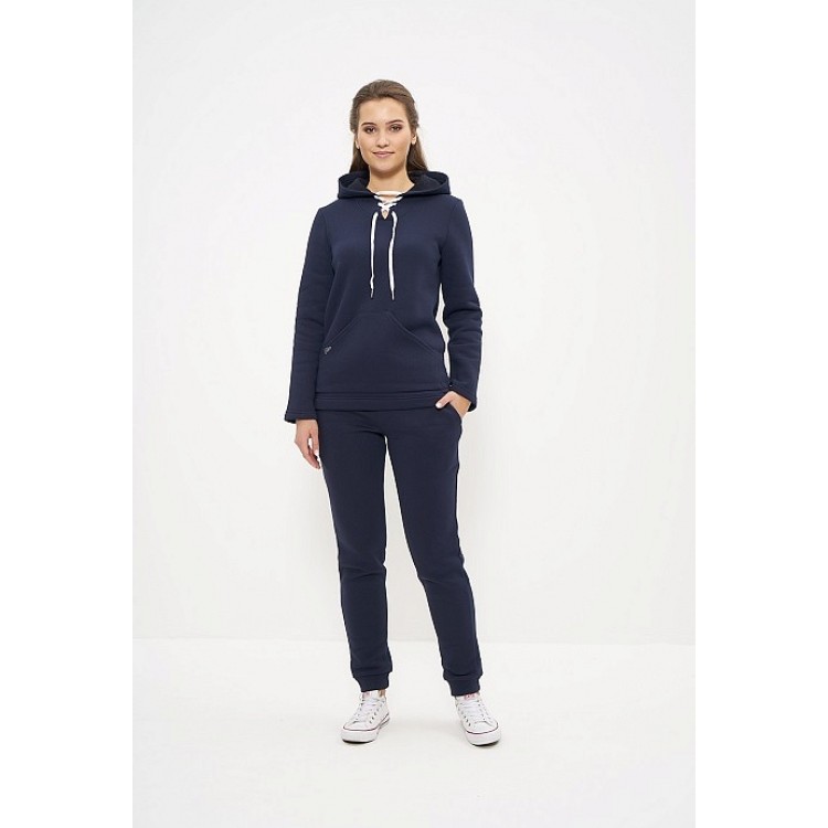 Теплый женский спортивный костюм 957-blue, Cleo