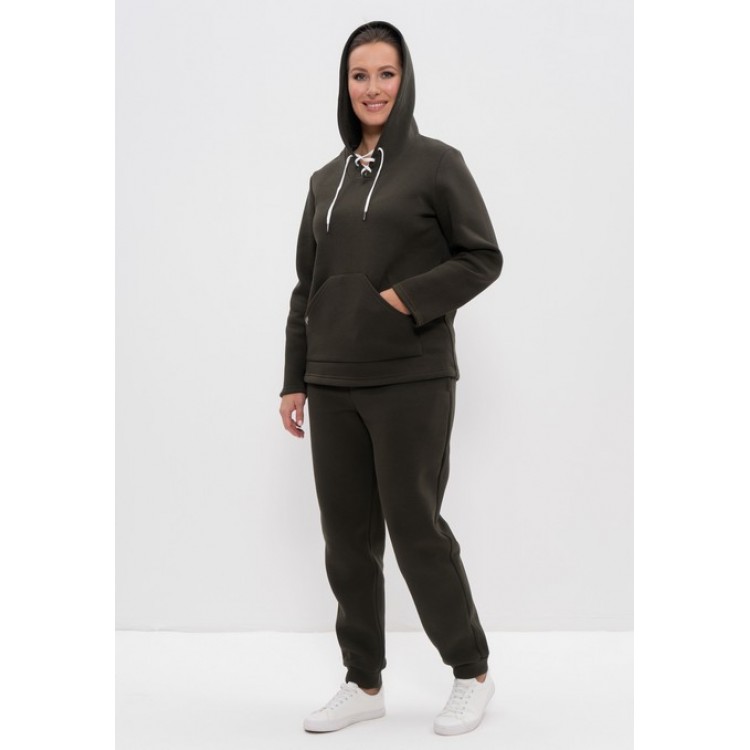 Теплый женский спортивный костюм 957-khaki, Cleo