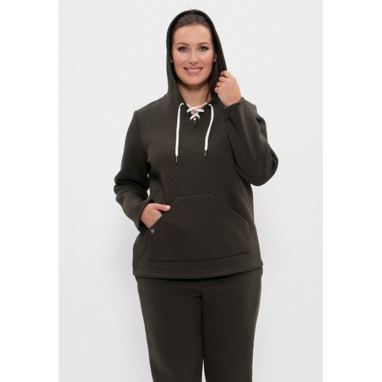 Теплый женский спортивный костюм 957-khaki, Cleo