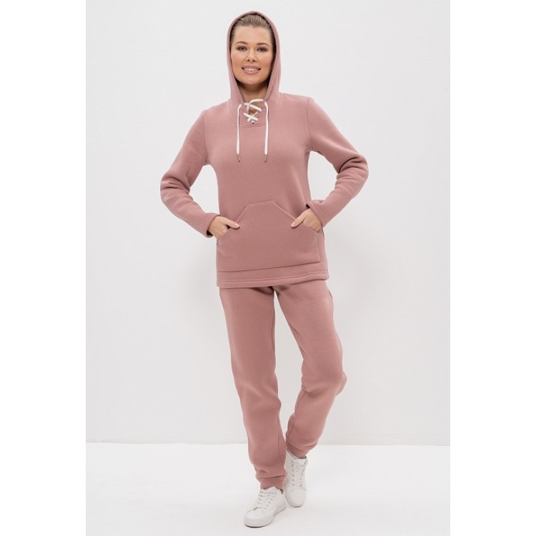 Теплый женский спортивный костюм 957 ч. роза, Cleo