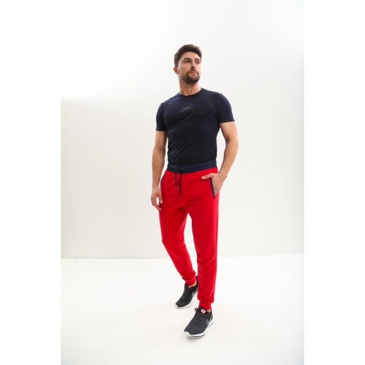 Брюки спортивные мужские 96 red, Cleo