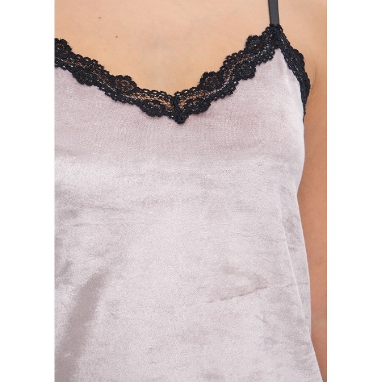 Женская велюровая пижама с брюками 965 beige, Cleo