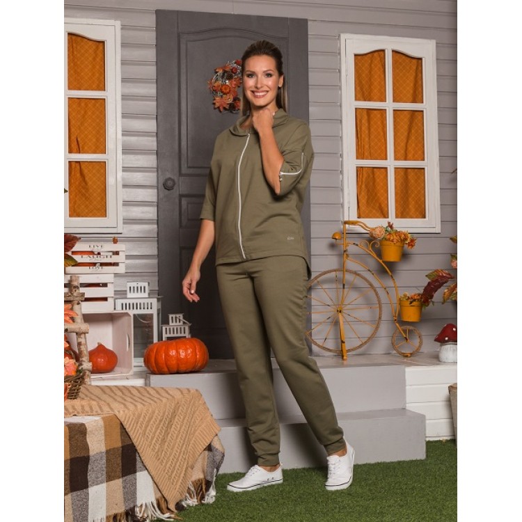 Женский спортивный костюм 971-khaki, Cleo