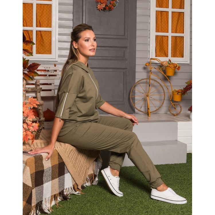 Женский спортивный костюм 971-khaki, Cleo