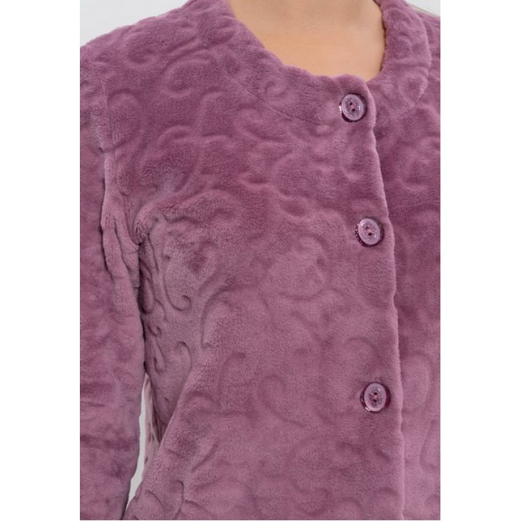 Домашний женский комплект из велсофт 990 plum, Cleo